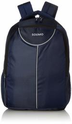 Amazon Brand - Solimo Laptop Backpack for 15.6-inch Laptops (27 litres, Blue)