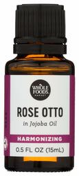 Whole Foods Market, Rose Otto in Jojoba Oil, 0.5 fl oz