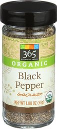 365 EVERYDAY VALUE Organic Black Pepper Medium Ground, 51 GR