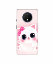 Amazon Brand - Solimo Designer Babby Kitty 3D Printed Hard Back Case Mobile Cover for OnePlus 7T