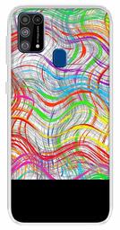 Amazon Brand - Solimo Designer Multicolor Visual Paint Art Printed Soft Back Case Mobile Cover for Samsung Galaxy M31