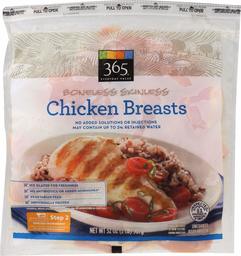 365 Everyday Value, Boneless Skinless Chicken Breasts, 32 oz, (Frozen)