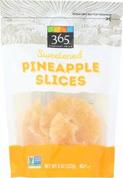 365 Everyday Value, Pineapple Slices, Sweetened, 8 oz