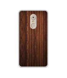 Amazon Brand - Solimo Designer Wooden Texture UV Printed Soft Back Case Mobile Cover for Lenovo K6 Note