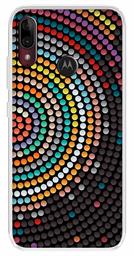 Amazon Brand - Solimo Designer Multicolor Dots Design Printed Soft Back Case Mobile Cover for Motorola Moto E6s / Motorola Moto E6 Plus