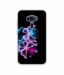 Amazon Brand - Solimo Designer Butterflies Neon Light UV Printed Soft Back Case Mobile Cover for Asus Zenfone 3 ZE520KL