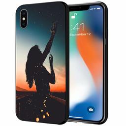 Amazon Brand - Solimo Designer Star Printed Hard Back Case Mobile Cover for Apple iPhone X/Xs (D1285)