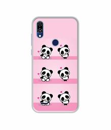 Amazon Brand - Solimo Designer Panda Pattern UV Printed Soft Back Case Mobile Cover for Gionee F10