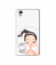 Amazon Brand - Solimo Designer Papa's Princess 3D Printed Hard Back Case Mobile Cover for Vivo Y31