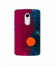 Amazon Brand - Solimo Designer Pink and Blue Brush Texture 3D Printed Hard Back Case Mobile Cover for Lenovo Vibe X3