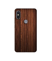 Amazon Brand - Solimo Designer Wooden Texture 3D Printed Hard Back Case Mobile Cover for Mi Redmi Y2