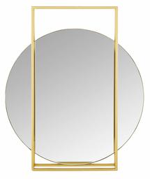 Amazon Brand – Rivet Modern Geometric Framed Hanging Mirror, 23.75