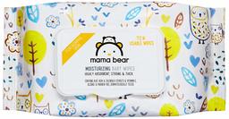 Amazon Brand - Mama Bear Premium Moisturizing Baby Wet Wipes - 72 usable wipes, With Lid