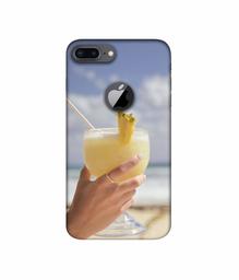 Amazon Brand - Solimo Designer Shake 3D Printed Hard Back Case Mobile Cover for Apple iPhone 8 Plus (with Logo Cut)