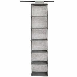 AmazonBasics 6-Tier Hanging Shelf Closet Storage Organizer (Renewed)