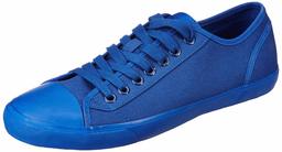 Amazon Brand - Symbol Men's Blue Canvas Sneakers-10 UK/India (44.5 EU) (AZ-YS-200 A)