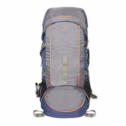 Amazon Brand - Solimo Voyager Rucksack (43 litres, Metallic Grey & Orange)