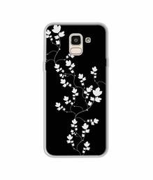 Amazon Brand - Solimo Designer Color Flowers UV Printed Soft Back Case Mobile Cover for Samsung Galaxy J6