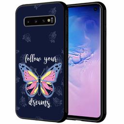 Amazon Brand - Solimo Designer Butterfly Printed Hard Back Case Mobile Cover for Samsung Galaxy S10 (D243)