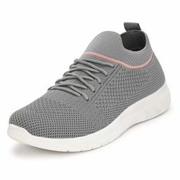 Flavia Women's Running Shoes (36 EU) (5 US) (F/HD00372/GRYPNK_D.Grey/Pink_4 UK)