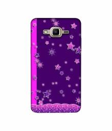 Amazon Brand - Solimo Designer Sparkling Stars 3D Printed Hard Back Case Mobile Cover for Samsung Galaxy J2 Prime