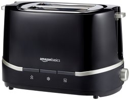 AmazonBasics 2-Slice Toaster, Black