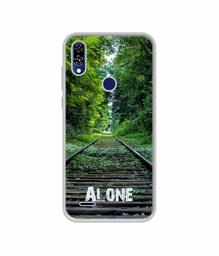 Amazon Brand - Solimo Designer Alone UV Printed Soft Back Case Mobile Cover for Gionee F10