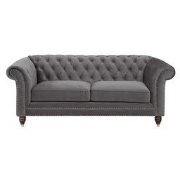 Artum Hill UP6-318 Wellington Loveseat, Fog