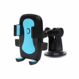 Amazon Brand - Solimo Assist Mobile Holder for Cars (360 Degree Rotation, Blue)