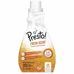 Presto! 4x Liquid Laundry HE, Fresh Scent, 50oz (Top)