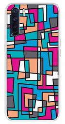 Amazon Brand - Solimo Designer Multicolor Visual Art Pattern Printed Soft Back Case Mobile Cover for Oppo F15