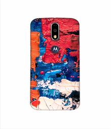 Amazon Brand - Solimo Designer Colors Texture 3D Printed Hard Back Case Mobile Cover for Motorola Moto G4 Plus (with Logo Cut)