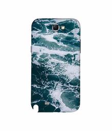 Amazon Brand - Solimo Designer Sea Waves 3D Printed Hard Back Case Mobile Cover for Samsung Galaxy Note 2 N7100