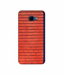 Amazon Brand - Solimo Designer Red and Purple Brick 3D Printed Hard Back Case Mobile Cover for Samsung Galaxy J4 Core