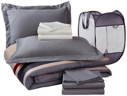 Pinzon 12-Piece Bed In A Bag with Hamper - Full/Queen, Montrose