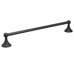 AmazonBasics Towel Bar - Standard, 18-Inch, Black