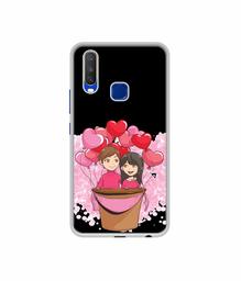 Amazon Brand - Solimo Designer Boy and Girl UV Printed Soft Back Case Mobile Cover for Vivo Y15