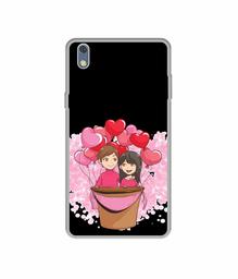 Amazon Brand - Solimo Designer Boy and Girl UV Printed Soft Back Case Mobile Cover for Lyf Water 8