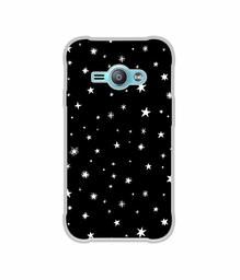 Amazon Brand - Solimo Designer Sperking Stars UV Printed Soft Back Case Mobile Cover for Samsung Galaxy J1 Ace