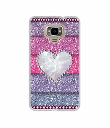 Amazon Brand - Solimo Designer Stone Heart UV Printed Soft Back Case Mobile Cover for Samsung Z4