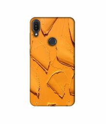 Amazon Brand - Solimo Designer Yellow Texture Wall 3D Printed Hard Back Case Mobile Cover for Asus Zenfone Max Pro M1 ZB601KL