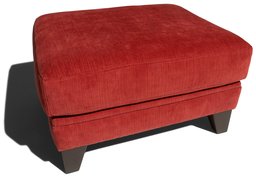 Pinzon Contemporary Ottoman, Brick