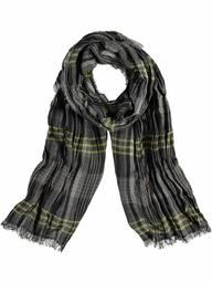 HIKARO sciarpa a quadri da uomo e donna: moderna sciarpa-foulard con dimensioni 18 x 180 cm, perfetta per l’autunno e l’inverno. Sciarpa foulard con un elegante motivo a quadri