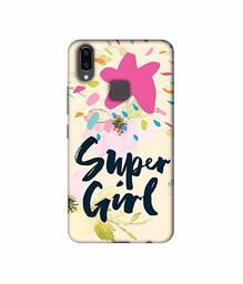 Amazon Brand - Solimo Designer Super Girl 3D Printed Hard Back Case Mobile Cover for Vivo V9 / V9 Pro