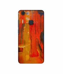 Amazon Brand - Solimo Designer Orange Canvas 3D Printed Hard Back Case Mobile Cover for Vivo V7 Plus