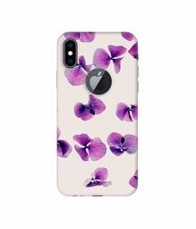 Amazon Brand - Solimo Designer Lily Petal 3D Printed Hard Back Case Mobile Cover for Apple iPhone Xs Max (Logo Cut)