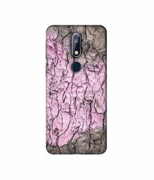 Amazon Brand - Solimo Designer Creaks On Tree Trunk 3D Printed Hard Back Case Mobile Cover for Nokia 7.1