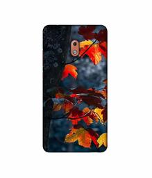 Amazon Brand - Solimo Designer Autumn Leaf 3D Printed Hard Back Case Mobile Cover for Nokia 2.1