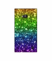 Amazon Brand - Solimo Designer Multicolor Stars 3D Printed Hard Back Case Mobile Cover for Nokia Lumia 730