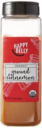 Amazon Brand - Happy Belly Organic Cinnamon, Ground, 16-Ounce